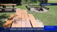 OPEKANIE V LESE LEN NA VYHRADENÝCH MIESTACH