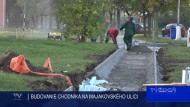 BUDOVANIE CHODNÍKA NA MAJAKOVSKÉHO ULICI 