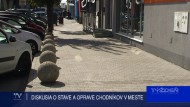 DISKUSIA O STAVE A OPRAVE CHODNÍKOV V MESTE