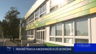 REKONŠTRUKCIA A MODERNIZÁCIA ŠKÔL UKONČENÁ