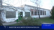 INVESTIČNÉ AKCIE MESTA PEZINOK NA ROK 2016